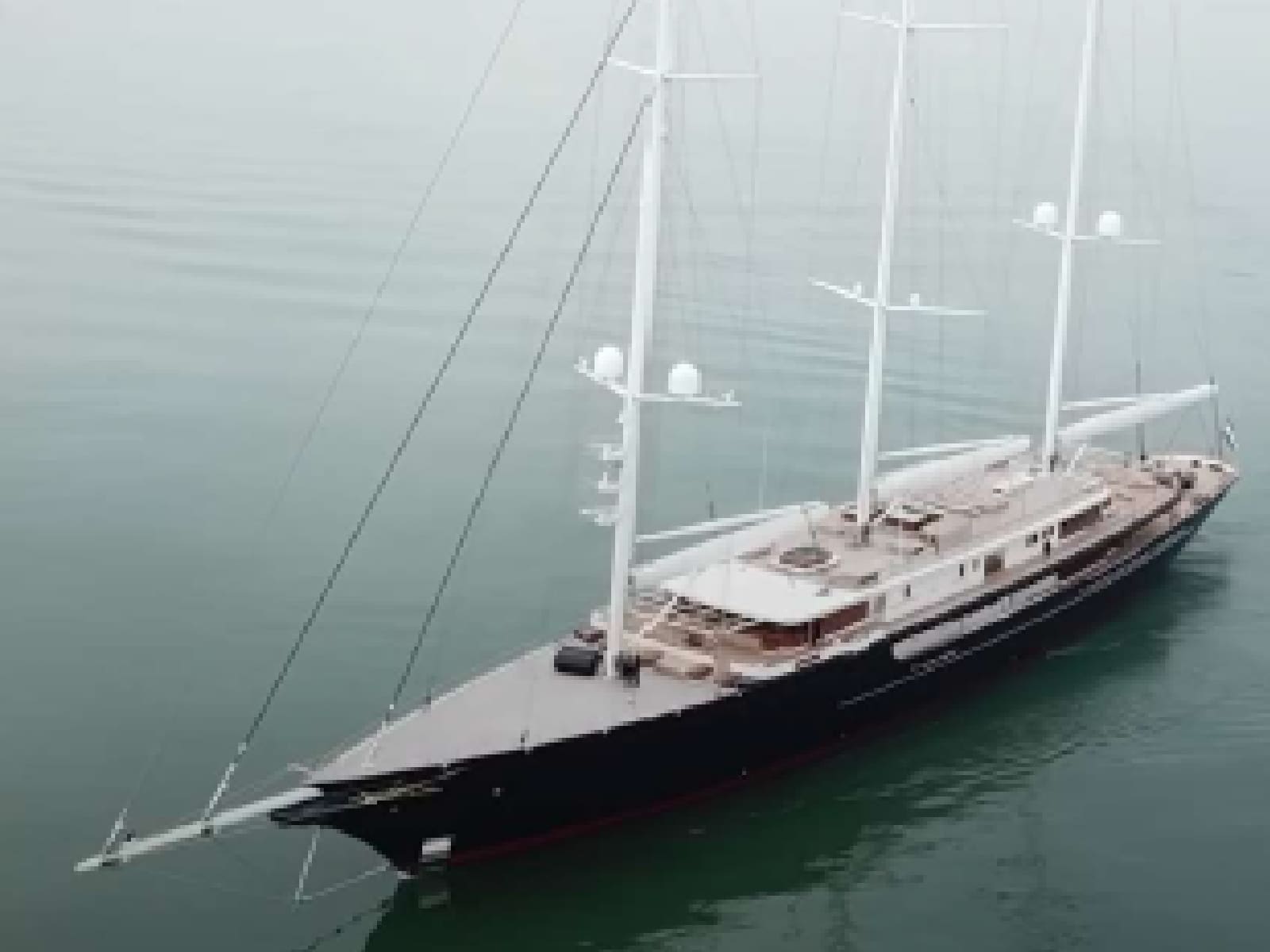 127-metre three-masted sailing superyacht at Oceanco, Alblasserdam.
